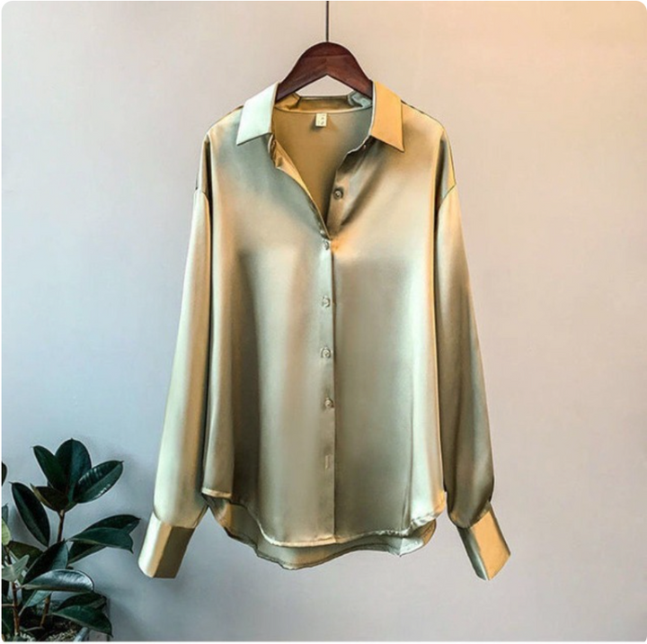 Blusa de satén "Dora"