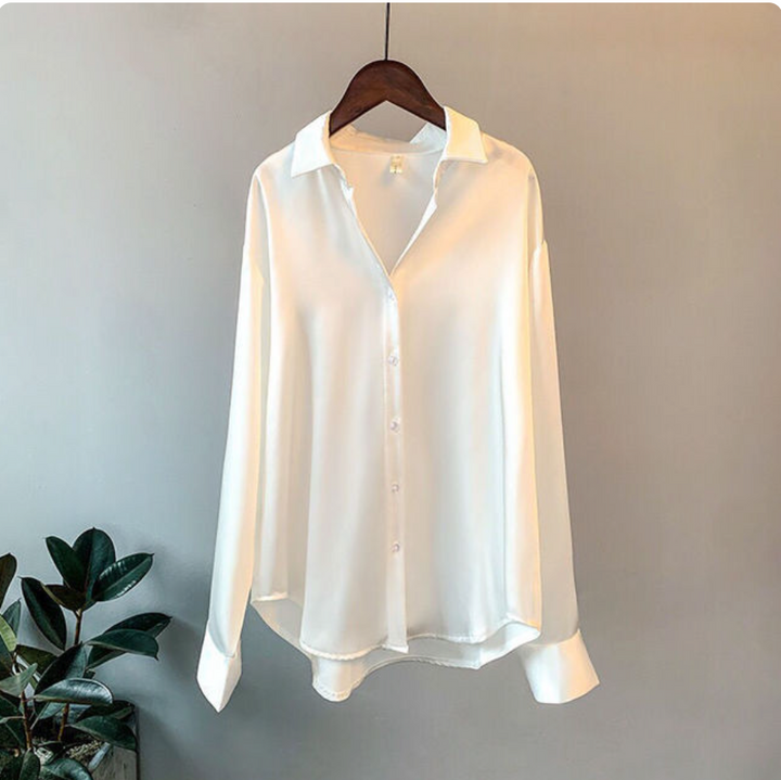Blusa de satén "Dora"